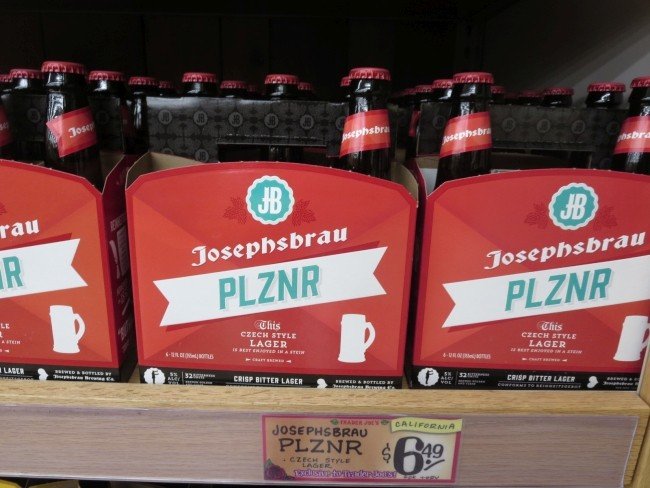 Josephsbrau PLZNR Bier bei Trader Joe's