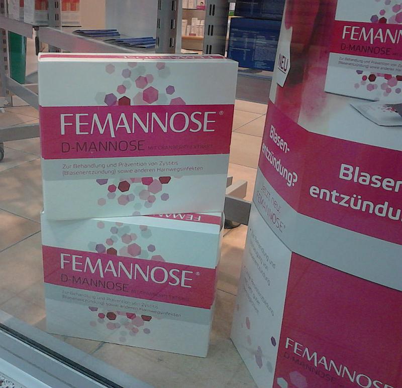 OTC Femannose Femannose OTC Medikament für Frauen Packungen