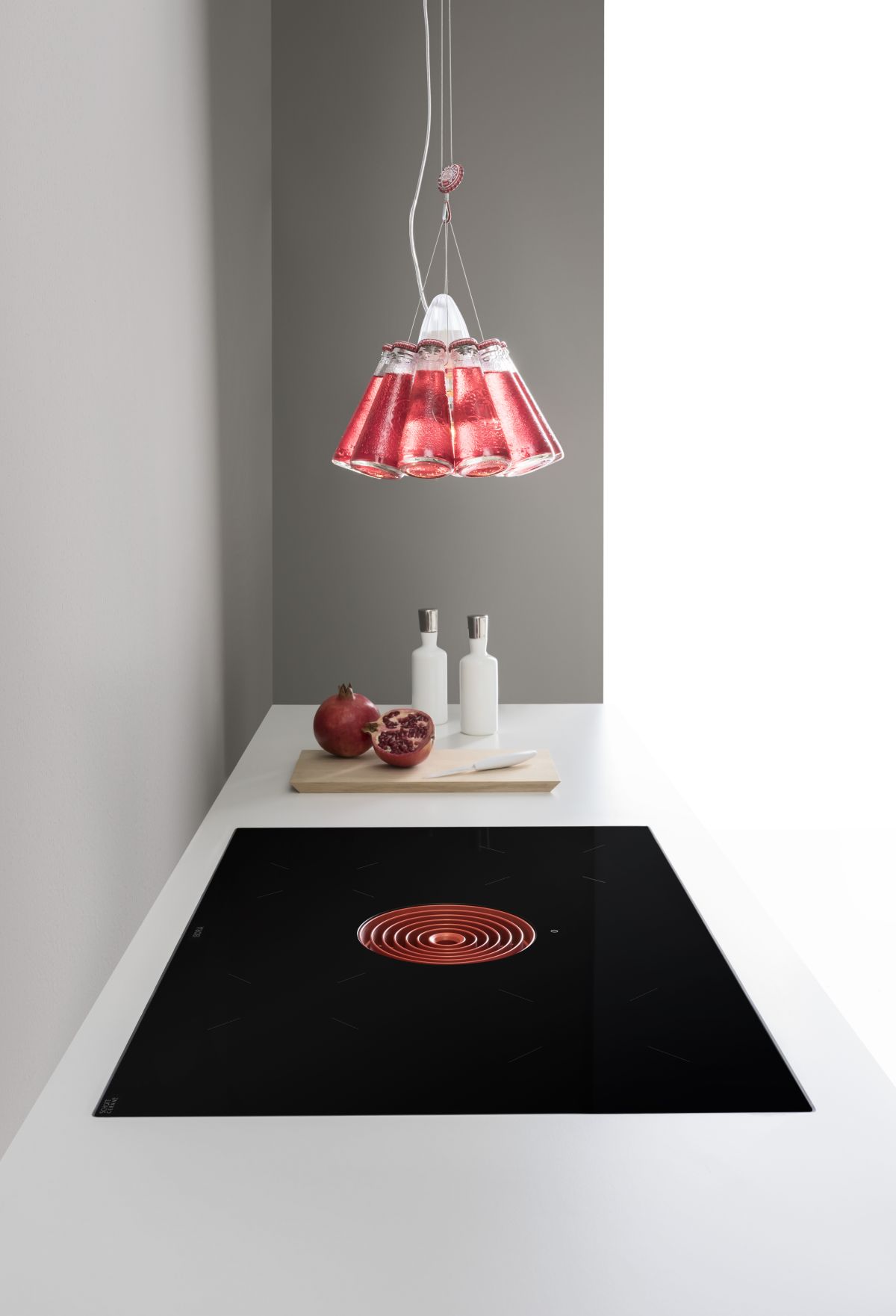 BORA Pure im Küchenblock Produktlinie BORA Pure, Close-up des Kochfeldabzugs